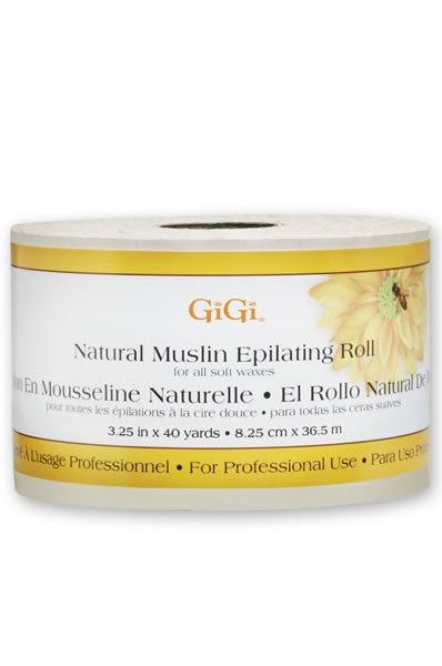 GIGI   Natural Muslin Epilating Roll #0620 [8.25cmX 36.5m]