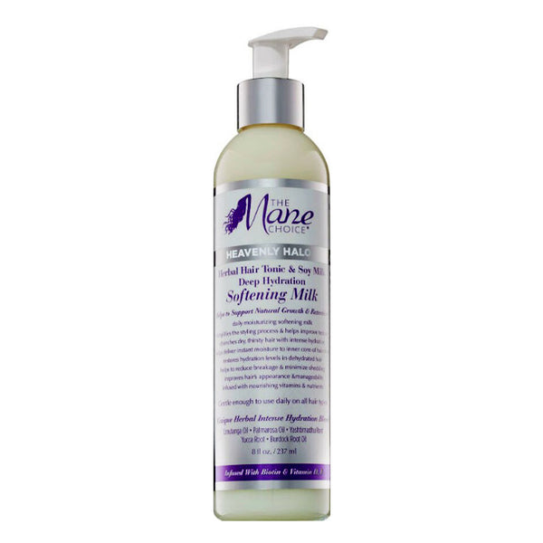 THE MANE CHOICE Heavenly Halo Herbal Hair Tonic & Soy Milk Deep Hydration Softening Milk (8oz)