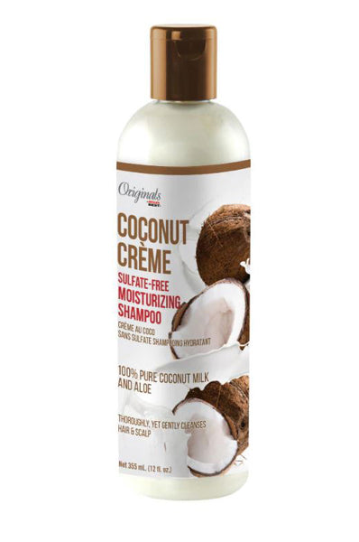 AFRICA'S BEST Coconut Creme Sulfate-Free Moisturizing Shampoo (12oz)