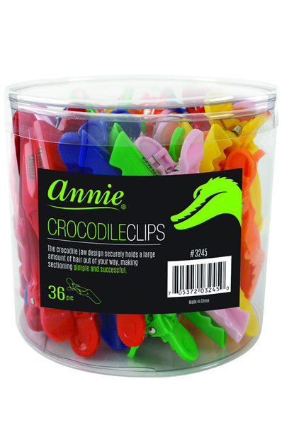 ANNIE Crocodile Clips 36pc