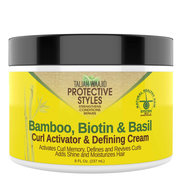 TALIAH WAAJID Protective Styles Bamboo, Biotin&Basil Curl Activator&Defining Cream(8oz) #91129