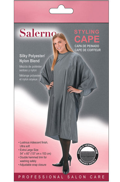 ANNIE Salerno Styling Cape - Silky Polyester/ Nylon Blend Light Blue